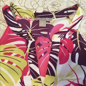 Medium banana republic palm print top